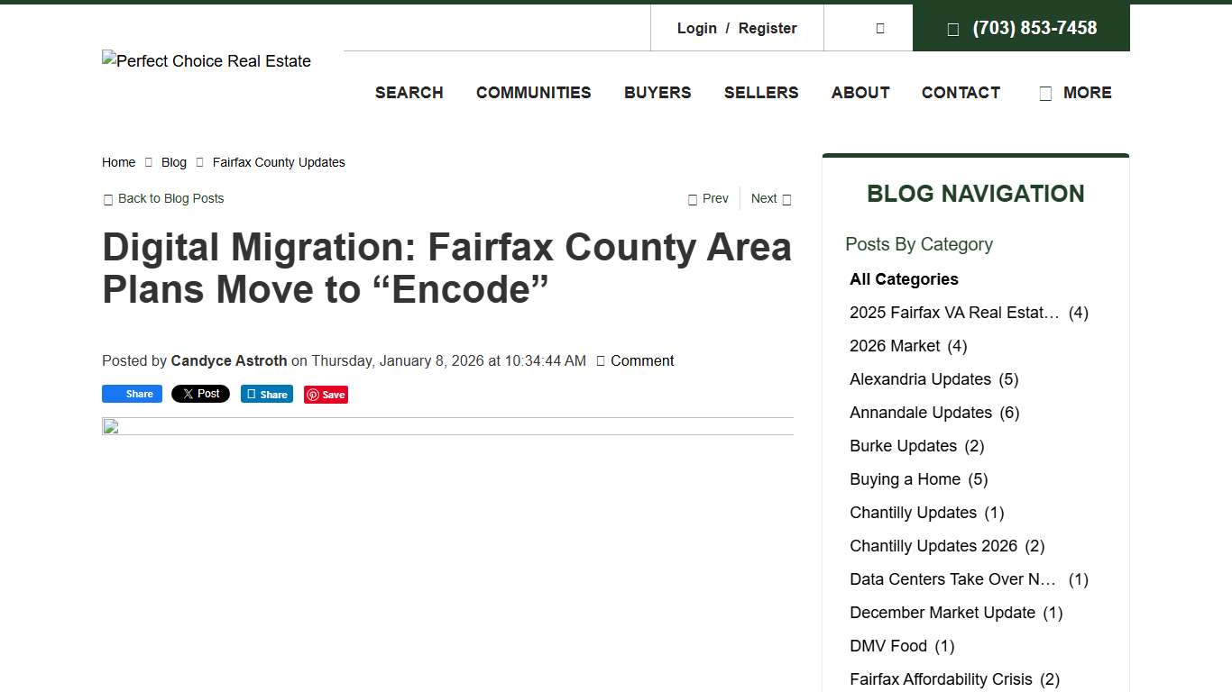 Fairfax Area Plans Move to Encode (Jan 8, 2026)